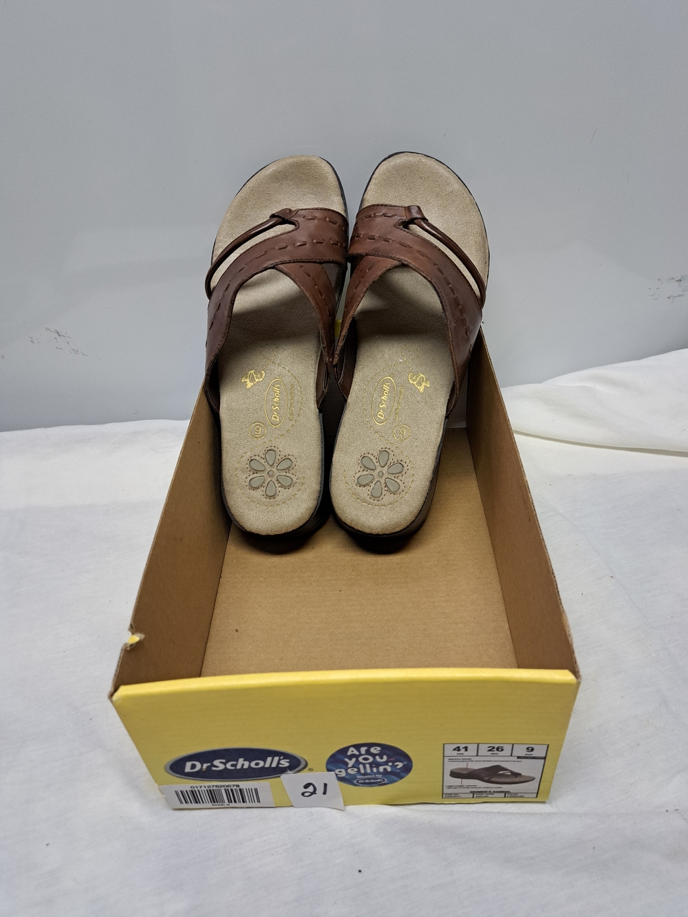 Dr. Scholl's Women's Brown Slide Sandals